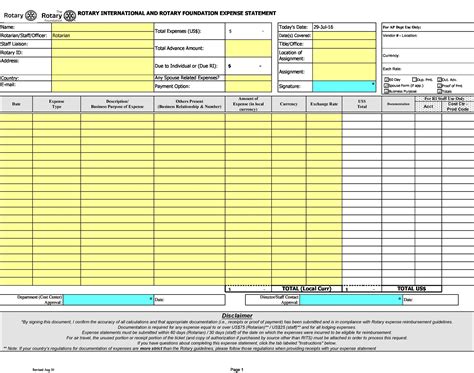 Free Printable Expense Report Form Printable Forms Free Online