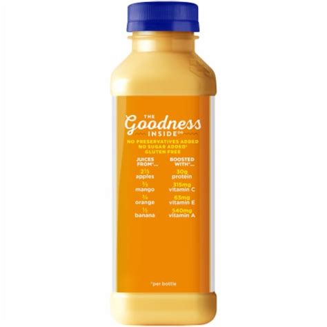 Naked Protein Mango Protein Juice Smoothie Blend Drink 15 2 Fl Oz