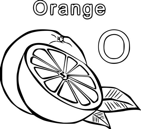 Otto The Orange Coloring Sheet Coloring Pages