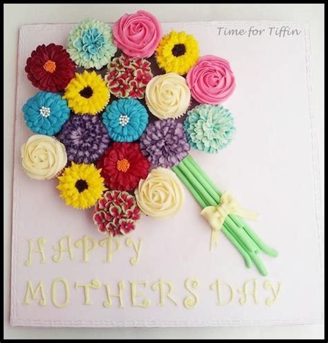 Mothers Day Cupcake Bouquet Mothers Day Cupcakes Cupcake Bouquet