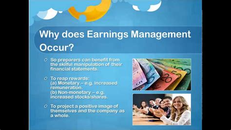 .organizational consequences inﬂuence managerial responses to an employee's earnings. Earnings Management screencast - YouTube