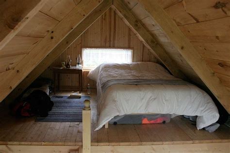 Looking for small bedroom ideas to maximize your space? loft stairs for small spaces | Bungalow in a Box Brigadoon ...