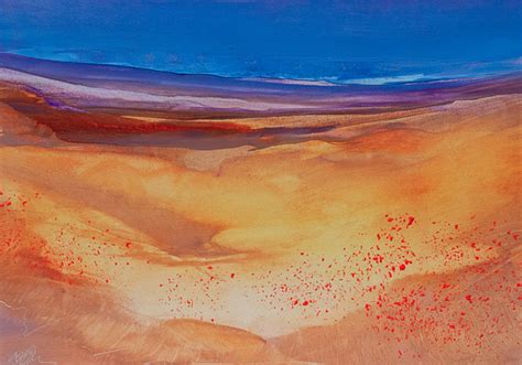 Nicholas Down Artwork Desert Study 3 Original Painting Oil