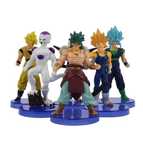 Find deals on products in action figures on amazon. 6pcs/lot 14cm Anime Dragon Ball Z Figurines Son Goku ...
