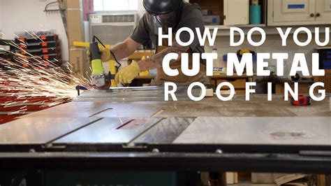 How To Cut Corrugated Metal Youtube
