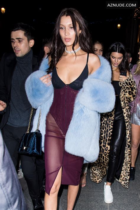 Bella Hadid Flashes Her Pierced Nipples At Victoria S Secret After