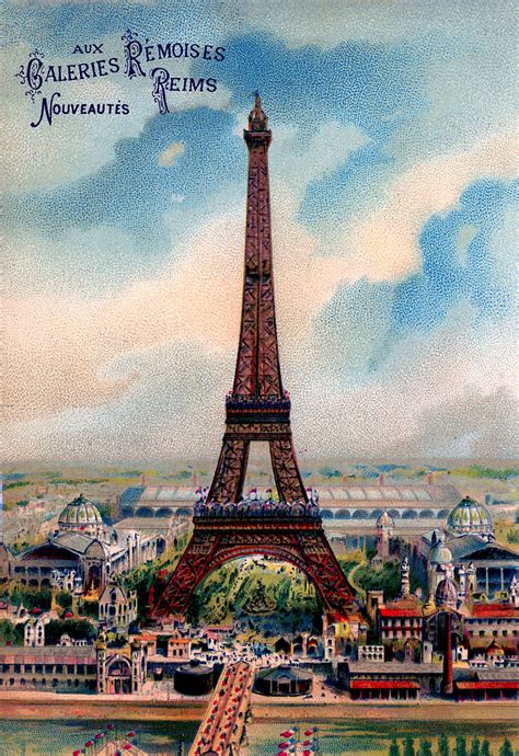 9 Vintage Eiffel Tower Clip Art The Graphics Fairy