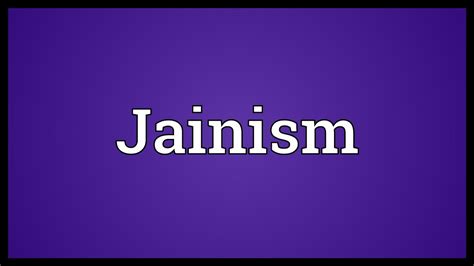 Jainism Meaning Youtube