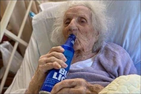 Cheers! 103-Year-Old Woman Downs Chilled Beer to Celebrate ...