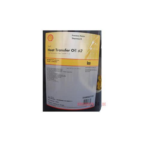 Shell Heat Transfer Oil S2 20 Liter Hochleistungs Wärmeträgeröl Din 51522