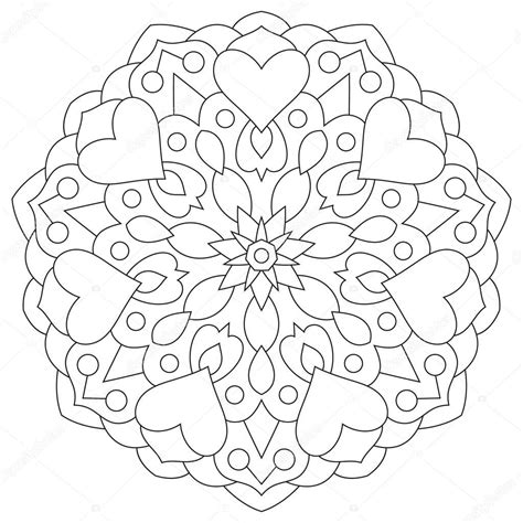 Leuke kleurplaat van bambi het hertje. Kleurplaten Mandala Hartjes