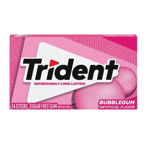 Trident Bubblegum 14pc — Farmacias Arrocha