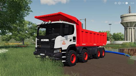 Scania Xt 8x8 Mining Truck V11 Fs19 Farming Simulator 19 Mod Fs19 Mod