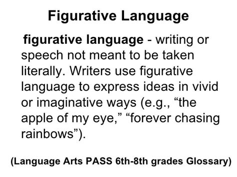 Figurative Language Definitions And Examples