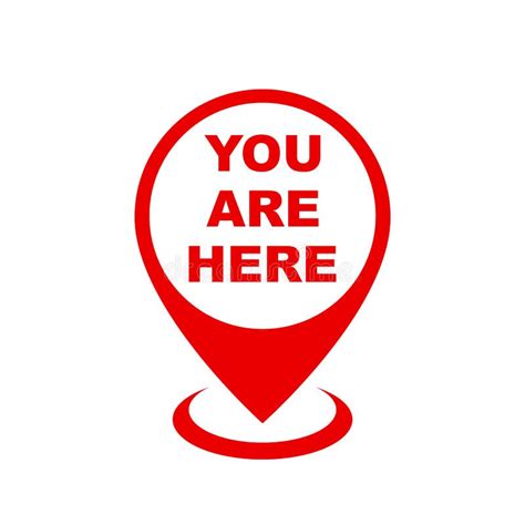 You Are Here Symbol For Map