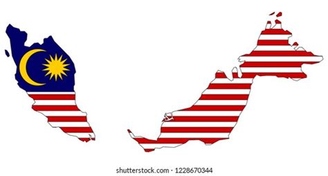 Malaysia Map Images Stock Photos And Vectors Shutterstock