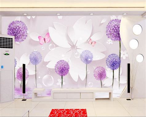 Beibehang Custom Wall Fresco Modern Fresco Wallpapers 3d Living Room Tv