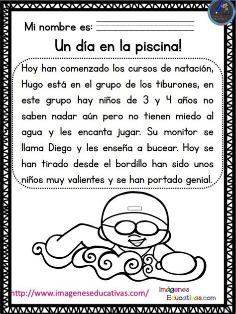 Textos Cortos Para Trabajar La Comprensi N Lectora Imagenes Educativas Preschool Spanish