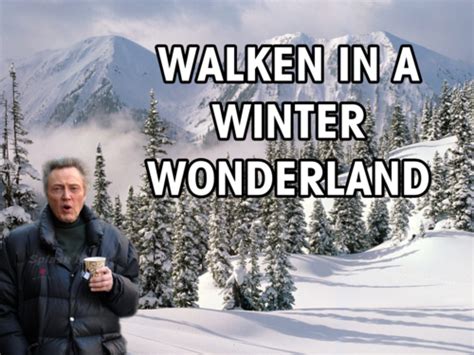 Walken In A Winter Wonderland On Tumblr