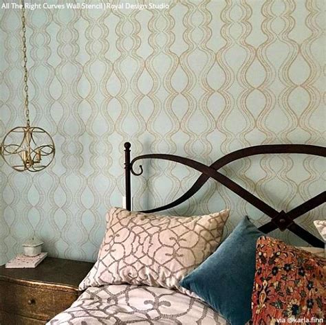 18 Unbelievable Bedroom Wall Stencils That Will Leave You Dreaming