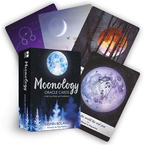 Moonology Oracle Cards A 44 Card Deck And Guidebook Tarot Cards For