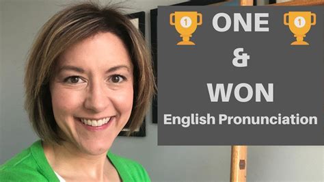How To Pronounce One 1️⃣ And Won 🏆 American English Homophone