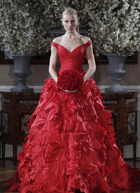 Red Wedding Dresses 2013 Wedding Style Guide