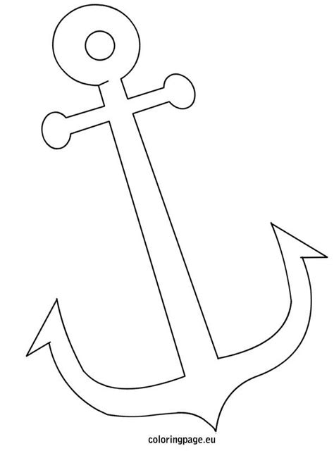 Clipart Anchor Coloring Page Clipart Anchor Coloring Page Coloring Home