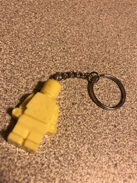 Lego Man Keychain Etsy