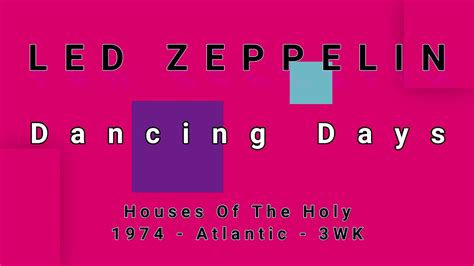 Led Zeppelin Dancing Days Vinyl Youtube