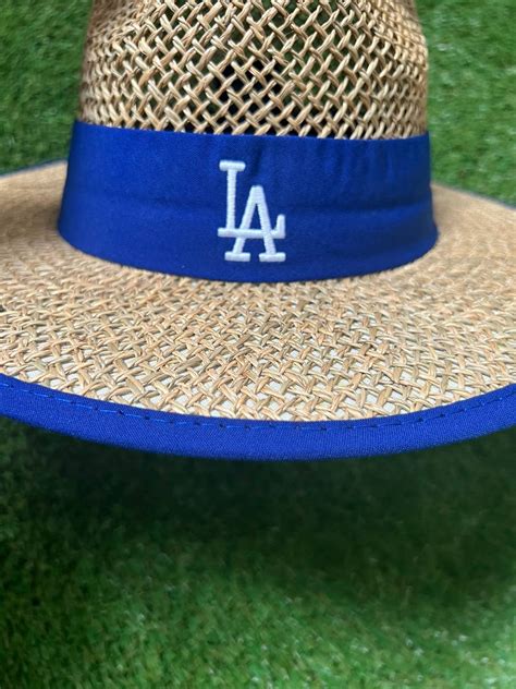 New Era La Dodgers Straw Hat Grailed