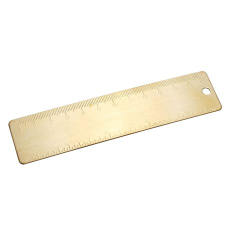 Straight Ruler 120mm Brass Rulers Measurement Tool Measuring Drawing