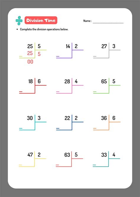 Multiplication And Division Worksheets Within 10000 4th Grade