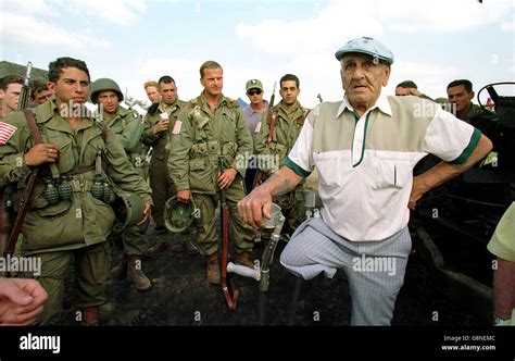 Band Of Brothers Tv Series Second World War Veteran Bill Guarnere The Sergent In Charge Of The