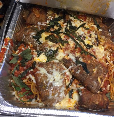 Stuffed chicken breast with spinach and cheese. Da Capo of Avon Delivery