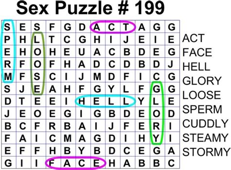 Moderately Difficult Sex Word Search Puzzles For Adults
