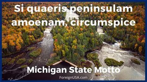 Complete List Of Michigan State Symbols Foreign Usa