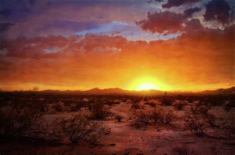 A Desert Sunset Photograph By Saija Lehtonen Pixels