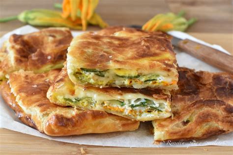 Orzotto con zucchine e fiori di zucca. Rustico di Zucchine e Fiori di Zucca Ricetta ANTIPASTO di ...
