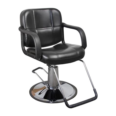 Salon chairs are one of the things customers will frequently judge your salon over. Austin Black Quilted Hair Salon Styling Chair