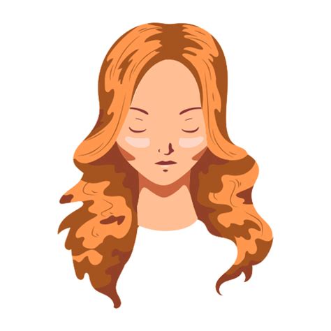 Cabello Largo Rostro Mujer Plana Descargar Png Svg Transparente My