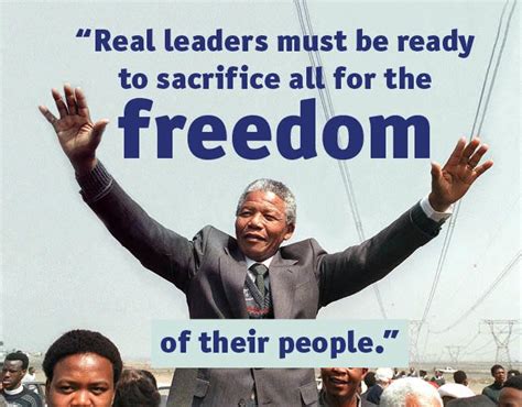 Real Leaders Must Be Ready To Sacrifice All For The Freedom Of Their