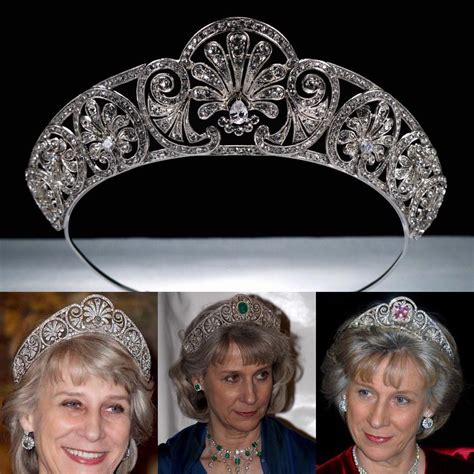 The Duchess Of Gloucester Honeysuckle Tiara Royal Jewels Royal