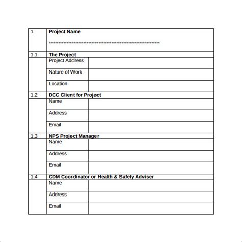 Free 7 Sample Project Brief Templates In Pdf Ms Word