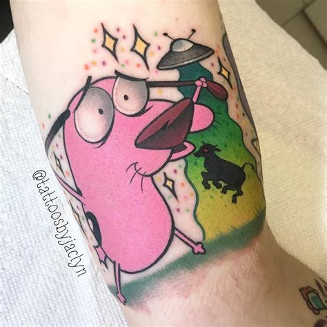 Courage The Cowardly Dog For Tommi Tattoo Tattoos