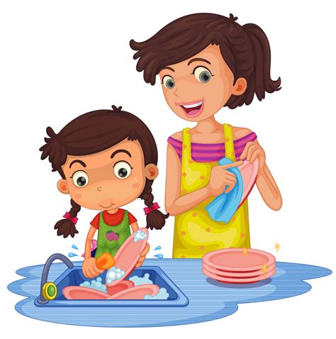 Clipart Child Cleaning Room Clipart Child Cleaning Room Transparent