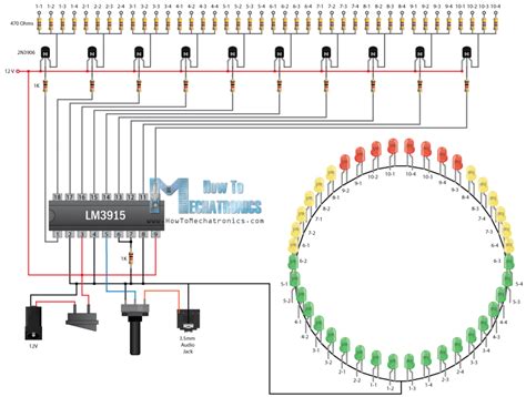 120 led stereo vu meter circuit 120 led ka2281 vu metre devresi sprint layout pcb, gerber download circuit diagram download: Infinity Mirror Music VU Meter Electronics Project using ...