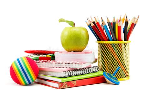 School And Office Supplies Back To School Stock Image Image Of Case