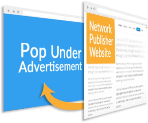 Popunder Network Pop Under Ads Traffic Buy Pop Under Advertising