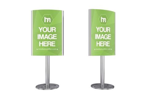 Preview Your Advertisement Designs With A Classic Metal Billboard Stand